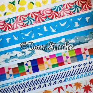 50cm分装|日本MT 限定铅笔柠檬海鸥钢笔枫叶大雄  和纸胶带