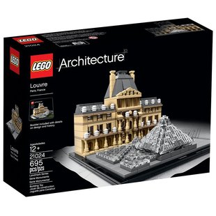 LEGO 乐高 建筑系列 Architecture 21024 法国卢浮宫 压盒现货