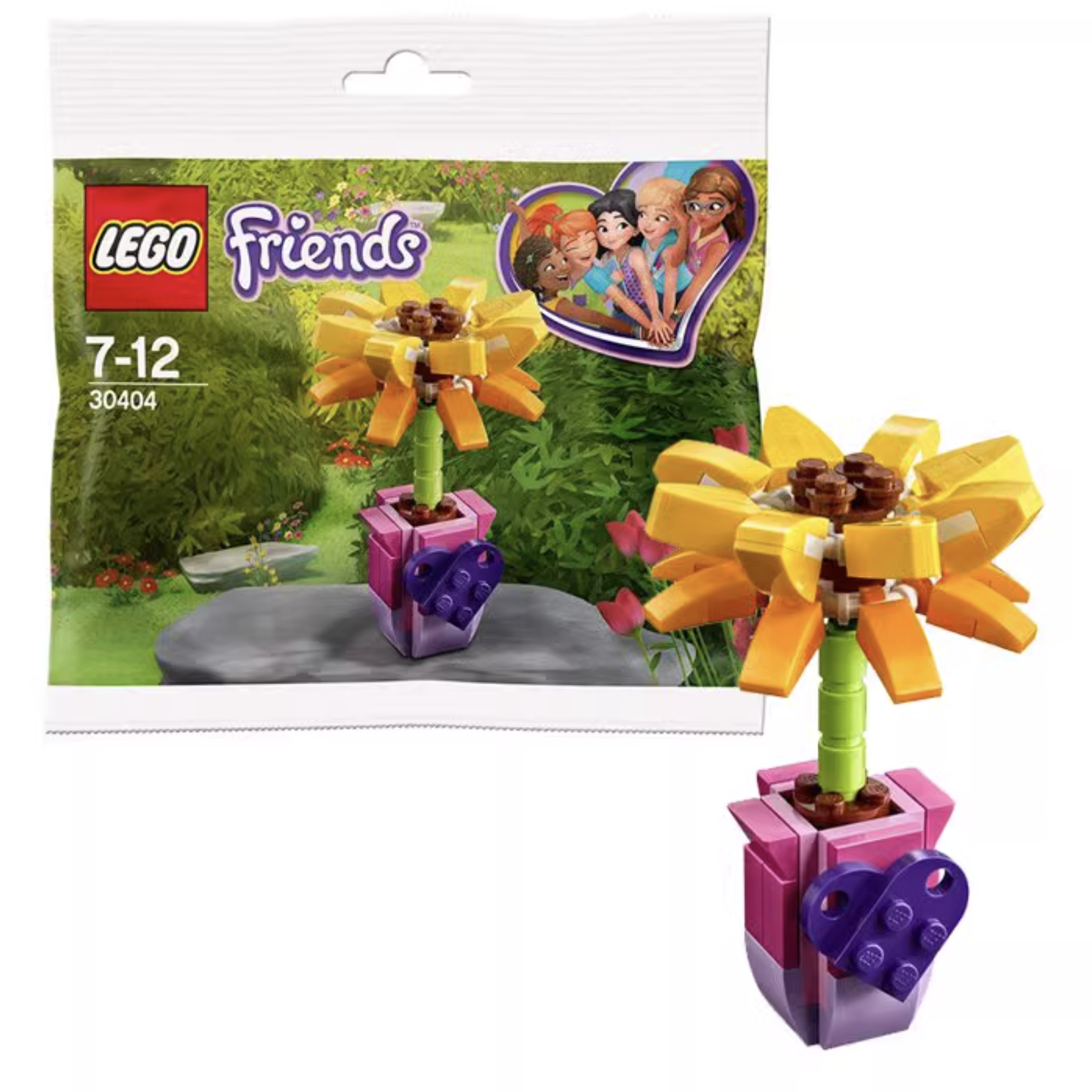 LEGO 乐高 拼砌包 30404 女孩好朋友系列 友谊之花向日葵 拼砌包