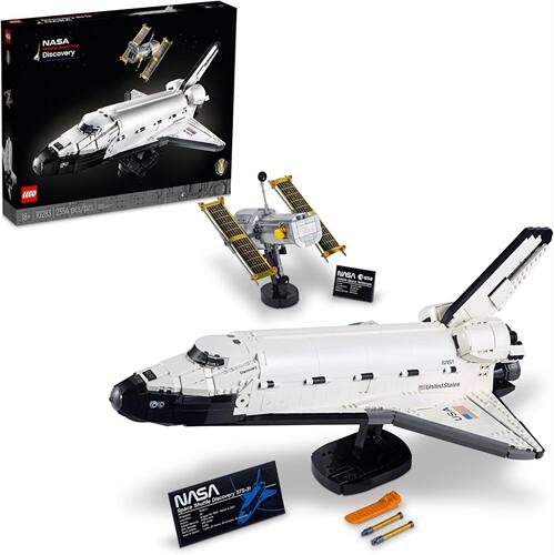 LEGO 乐高 10283 美国宇航局发现号航天飞机 男女孩拼插积木