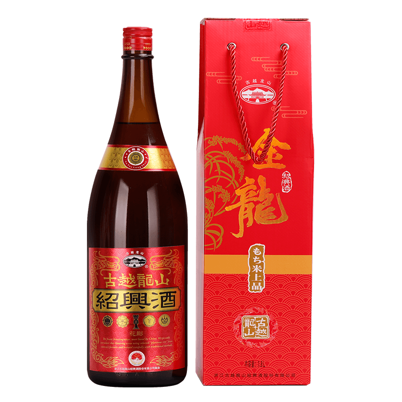 古越龙山金龙礼盒1.8L超大瓶