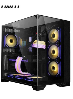 联力包豪斯O11 VISION  Compact海景房机箱机电脑加展域360SE套装