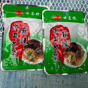 53克海润麻辣木耳芥菜咸菜泡菜泡面搭档拌面条开袋即食