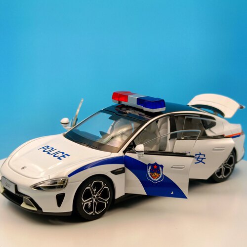 小MSU7改装版合金特警仿真车模1:24车收藏摆件男孩生日礼物玩具车