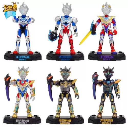 卡游泽塔奥特曼拼装积木人荣耀版