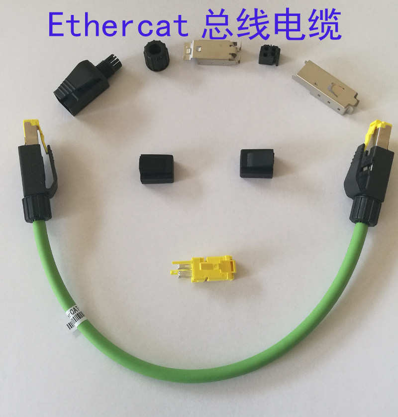 Ethercat ethernet profinet工业以太网cc1903526屏蔽水晶头RJ45