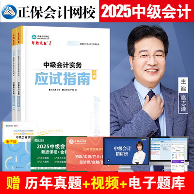 2025中级会计实务应试指南上下册
