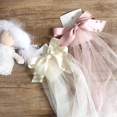 新款超仙party公主风钉珠蝴蝶结