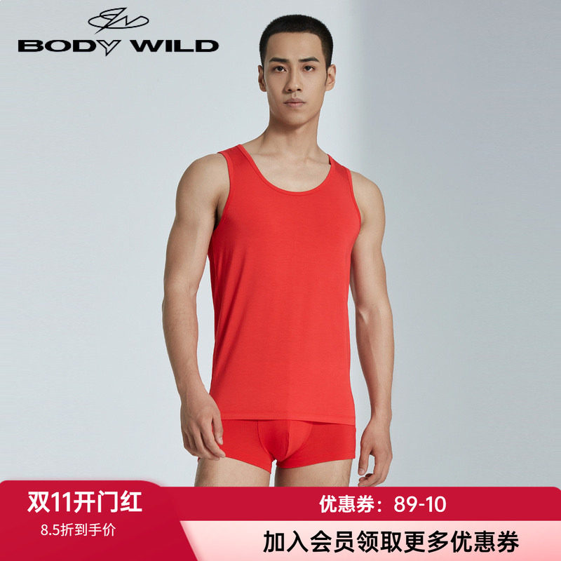 本命年莫代尔背心bodywild男士