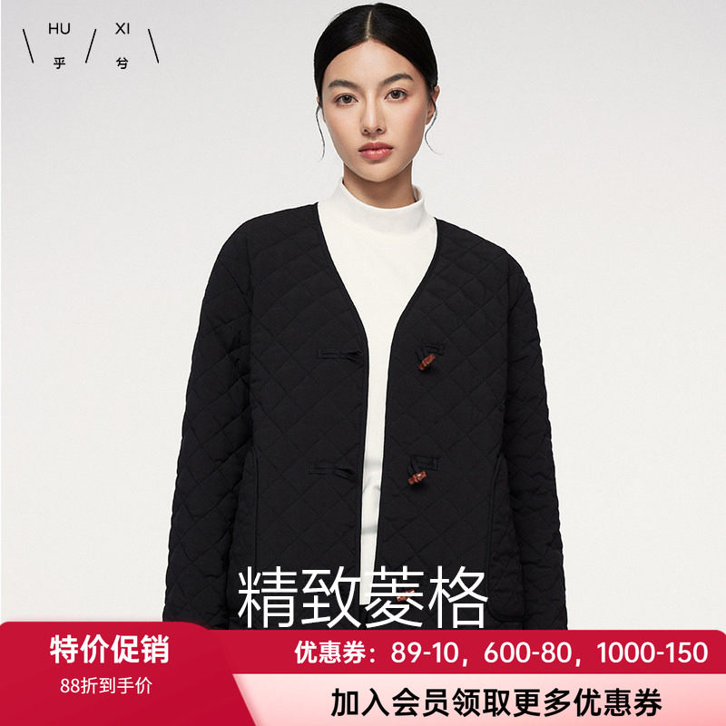 系扣家居服套装乎兮棉衣棉裤