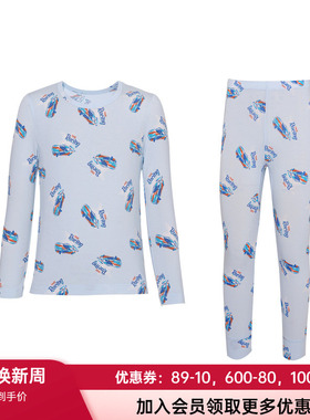 爱慕儿童炫光赛车男孩卡通柔软舒适秋衣秋裤保暖套装AK274D901