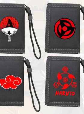 卡通周边短钱包鸣人卡卡西鼬大容量儿童青少年学生二次元卡包