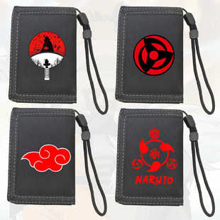 卡包 卡通周边短钱包鸣人卡卡西鼬大容量儿童青少年学生二次元