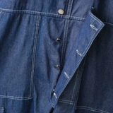 Мужской ретро джинсовый комбинезон в стиле хип-хоп, джинсы для влюбленных, штаны, свободный прямой крой, эффект подтяжки