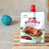 天津特产利民调料甜面酱260g烤鸭烧烤佐餐蘸酱烹饪佐料5袋 包邮
