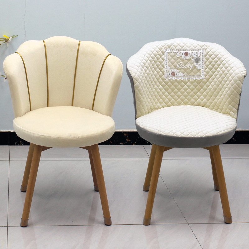 花瓣椅子套罩化妆梳妆台公主凳套