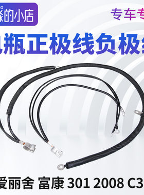 爱丽舍富康电瓶正负极线