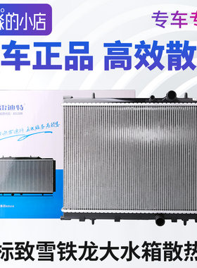 标志雪铁龙水箱散热器