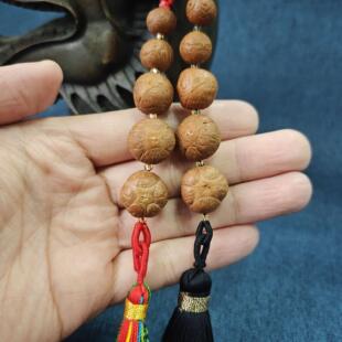 尼泊尔凤眼菩提1眼～5角五星上将麒麟眼龙眼全套包挂件天然手编