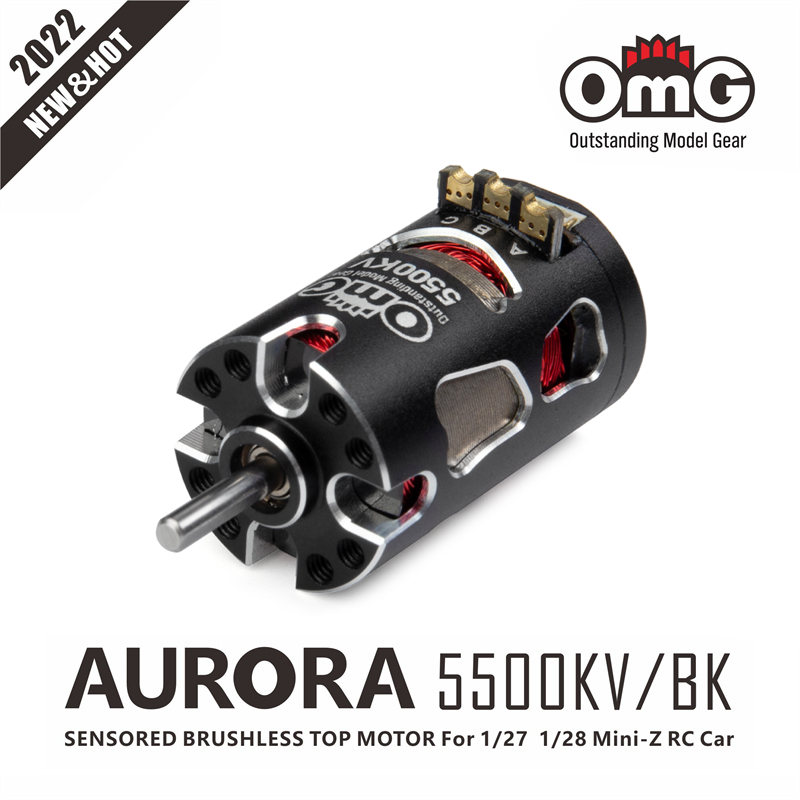 OMG 1|28 모기 자동차 브러시리스 모터 AURORA V2 미니 RC 원격 제어 자동차 MINIZ 전원