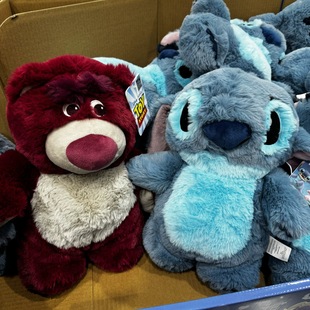 山姆热水袋史迪仔维尼熊2合1暖手袋玩偶公仔草莓熊史迪奇维尼熊