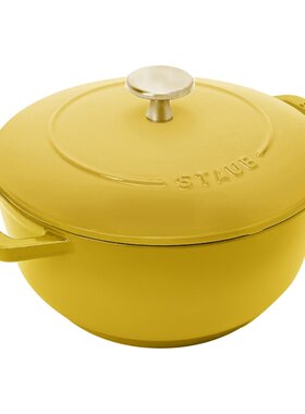 代购法国进口staub珐琅锅铸铁锅钝汤锅珐宝炖煲汤锅日式18cm