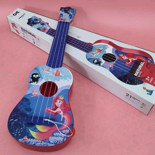 大号美人鱼吉他玩具可弹奏吉他