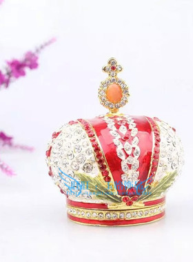 俄罗斯欧式风红色柜台桌上小摆设