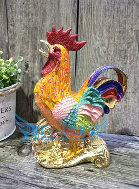 俄罗斯珐琅彩招财元宝客厅工艺品