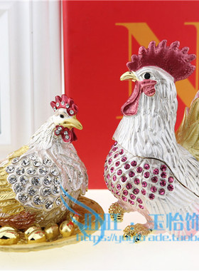 招财公鸡婚庆家居摆设