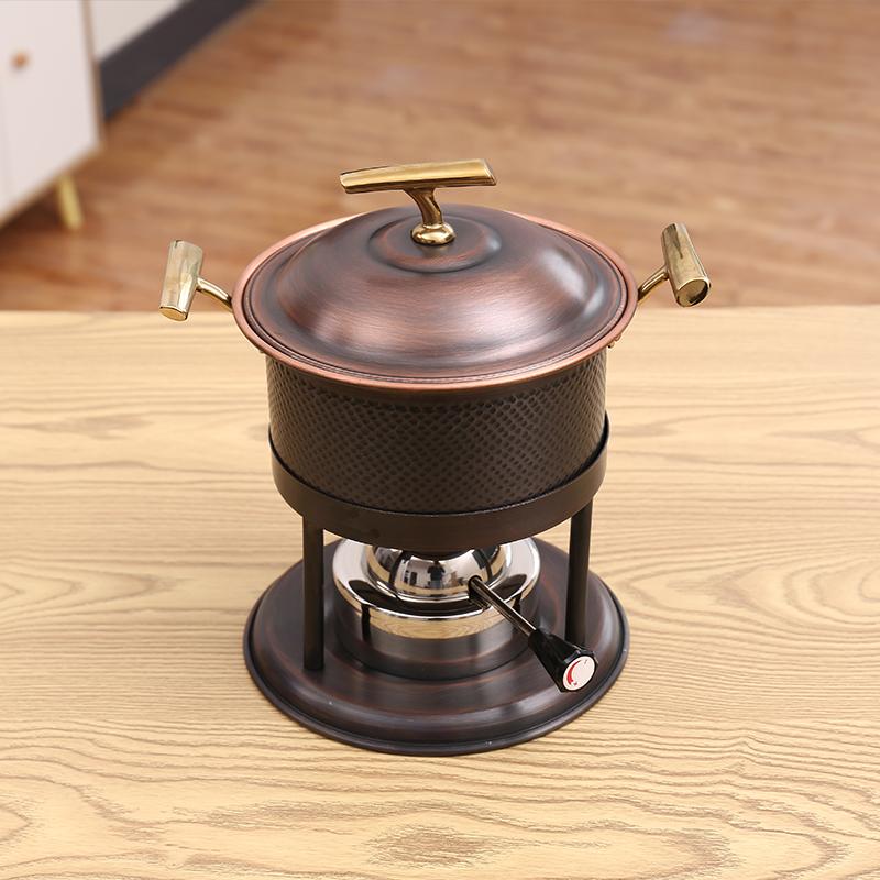 一人一鍋豆撈純銅小火鍋