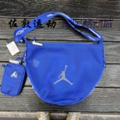 Jordan 405 HQ7235 男女中性款 皇家蓝配色户外运动单肩包网眼球包