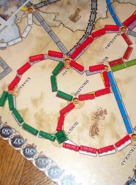 英文卡牌桌游车票之旅Ticket to Ride First Journey board games