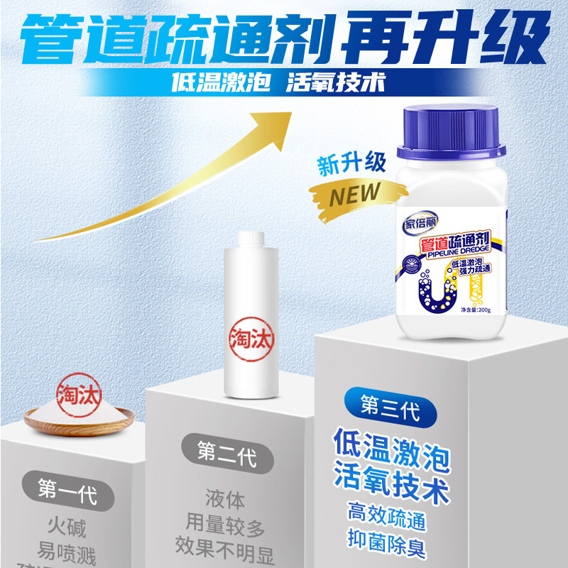【政妈专属】家倍丽管道疏通剂