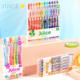 日本百乐果汁笔套装 10EF珠光金属色按动中性笔学生用彩色手帐水笔