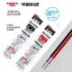 日本斑马JKL 0.5速干双色中性笔芯J2JZ33多功能三色水笔替换笔芯