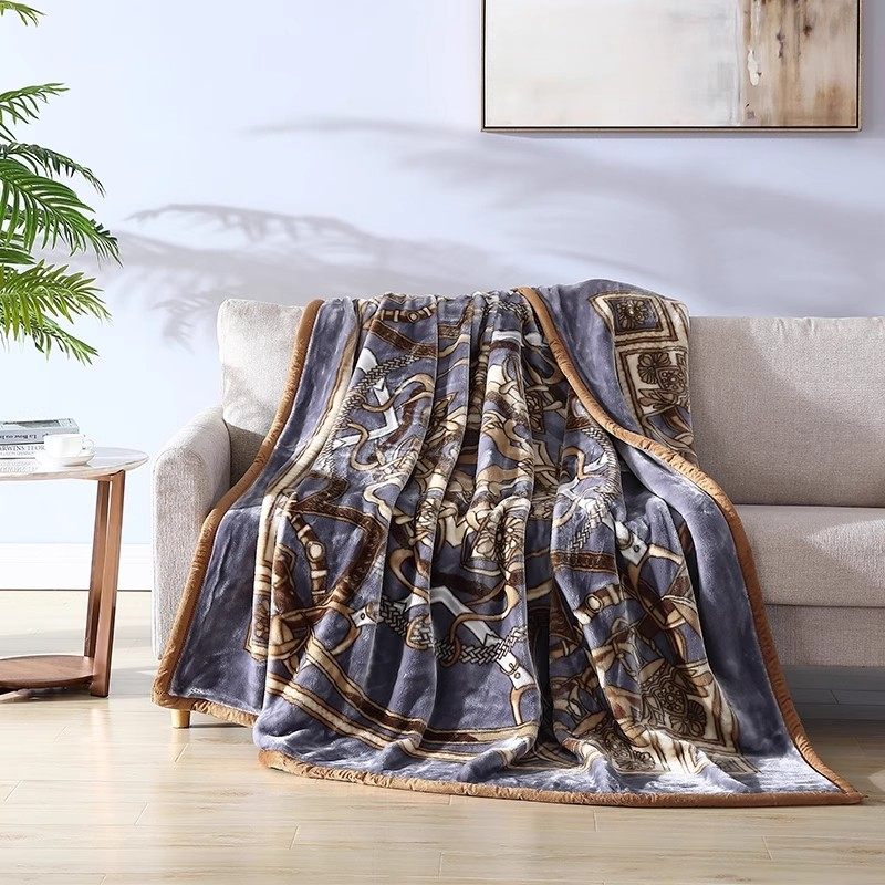 梦洁法兰绒毛毯空调毯家用珊瑚绒毯子床单夏天午睡毯宿舍冬季盖毯