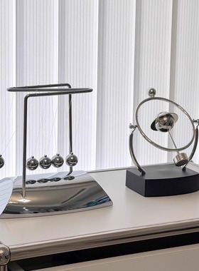 永动仪物理科学磁力混沌装饰客厅玄关书房办公室电视柜桌面摆件