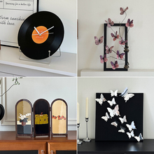 复古怀旧摆件客厅轻奢高档中古风玄关电视柜桌面装饰品高级感小众