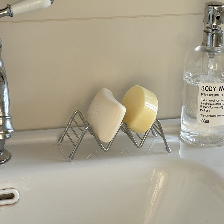 复古不锈钢肥皂盒香皂收纳盒卫生间洗漱台桌面沥便携简约收纳筐,收纳整理,桌面收纳盒,淘宝优惠券,粉丝福利购,淘宝优惠卷