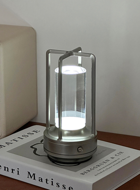 桌面小夜灯装饰摆件三色高级感拍照道具氛围灯高颜值复古轻奢创意