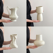 花瓶合集轻奢高级感陶瓷花瓶摆件客厅插花水养插花鲜花装 饰摆件