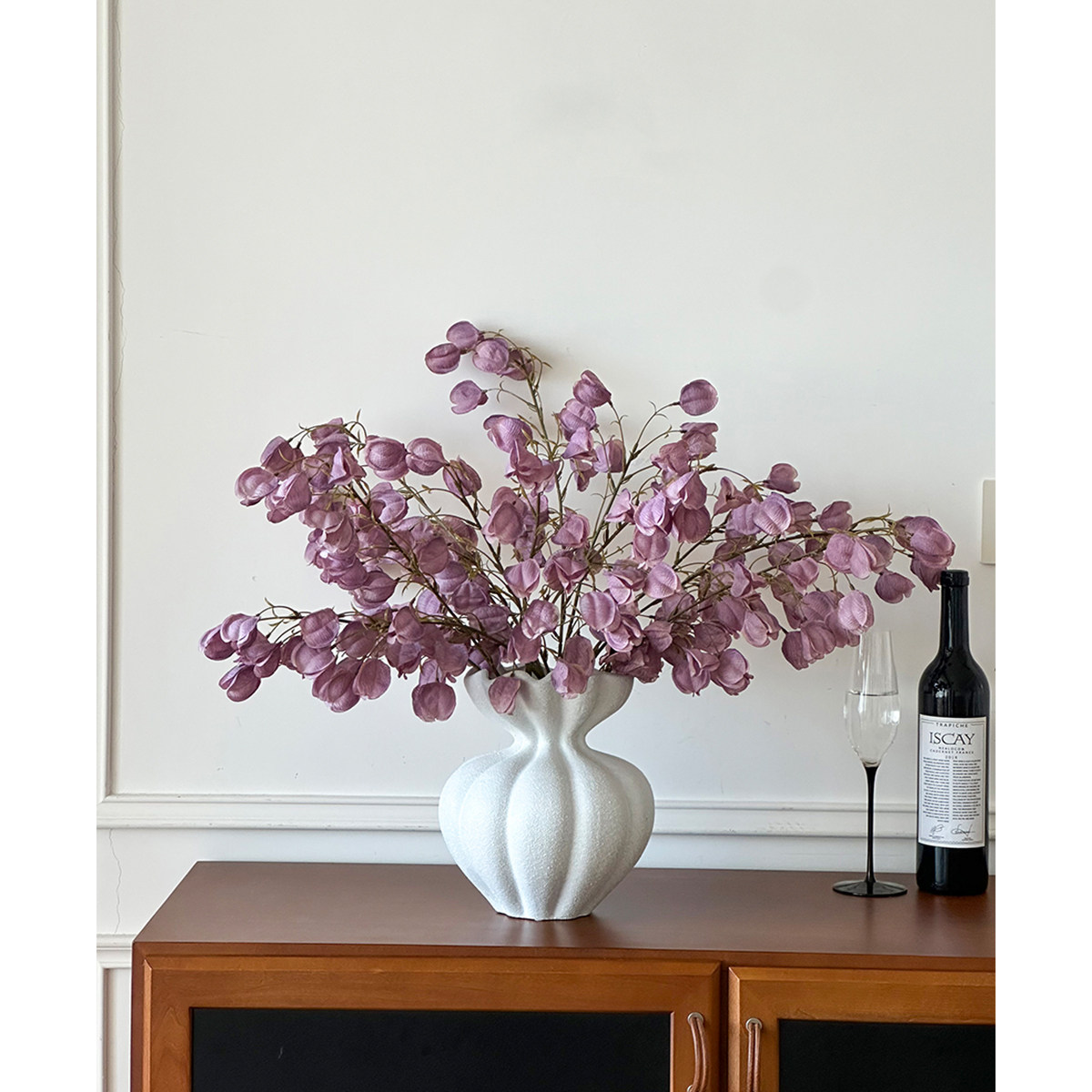 仿真灯笼果花艺摆设假花桌面装饰摆件仿真栾树花果子假花逼真高级