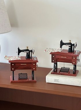 中古装饰摆件音乐盒高级感桌面摆件复古八音盒工艺品致爱丽丝礼物