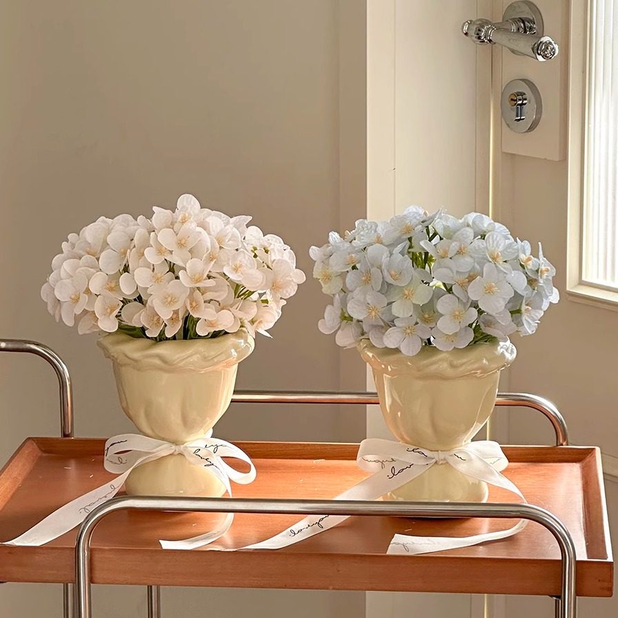 仿真花室内假花干花绣球花束花瓶餐桌花摆设客厅装饰花摆件装饰品,家居饰品,装饰摆件,淘宝优惠券,粉丝福利购,淘宝优惠卷