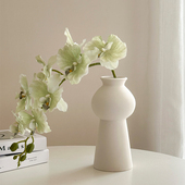 高级感纹理蝴蝶兰仿真花单枝假花摆设客厅餐桌样板间装 饰花卉插花