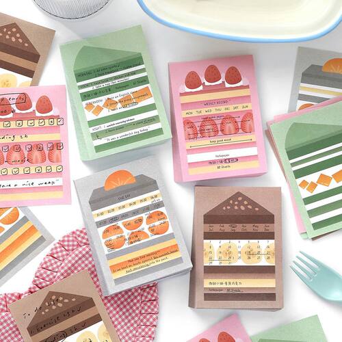 PaperMore便签本80张入 微甜小铺系列可撕学生手帐日常记录备忘纸