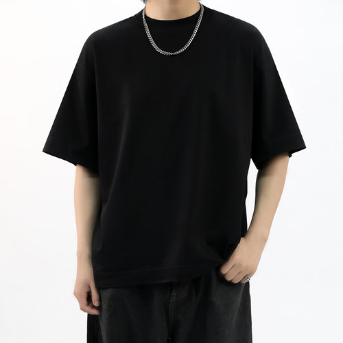 SAINTMASTER半袖宽松纯棉T恤