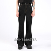 SAINT MASTER原牛cleanfit微喇叭男女百搭日常潮流简约通勤牛仔裤