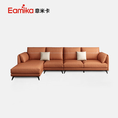 Диван 意式轻奢科技布客厅极简现代简约乳胶小户型组合免洗北欧布艺沙发